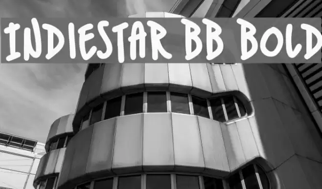 IndieStar BB Bold Шрифта examples