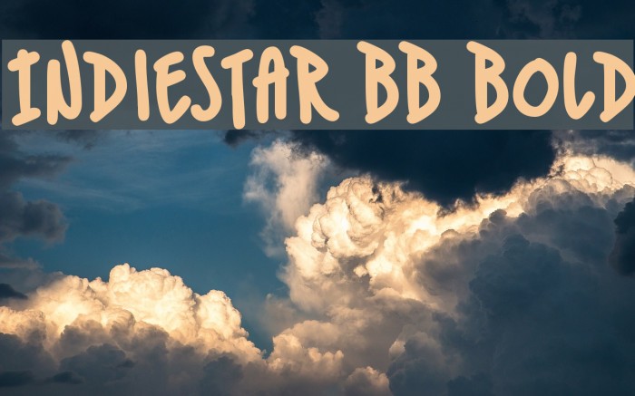IndieStar BB Bold Шрифта examples