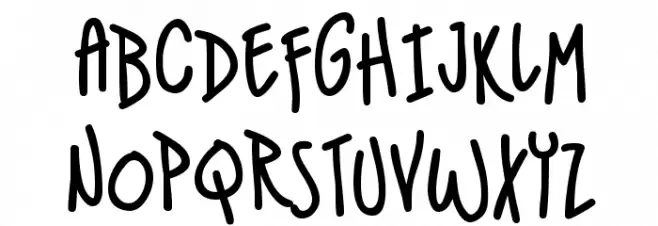 IndieStar BB Font Litere mari