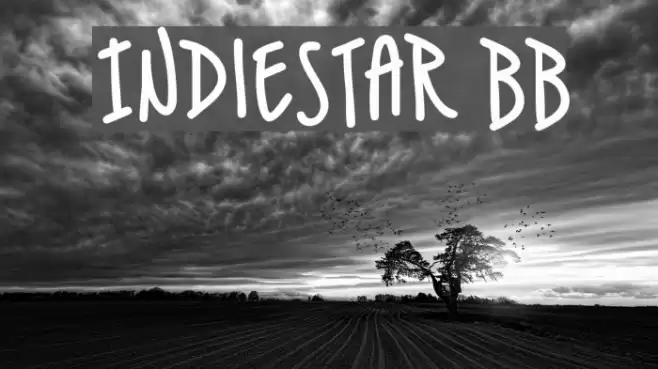 IndieStar BB Font examples