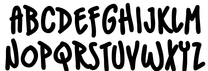 IndieStarBB-Bold Font LOWERCASE