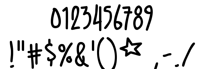 IndieStarBB Font OTHER CHARS