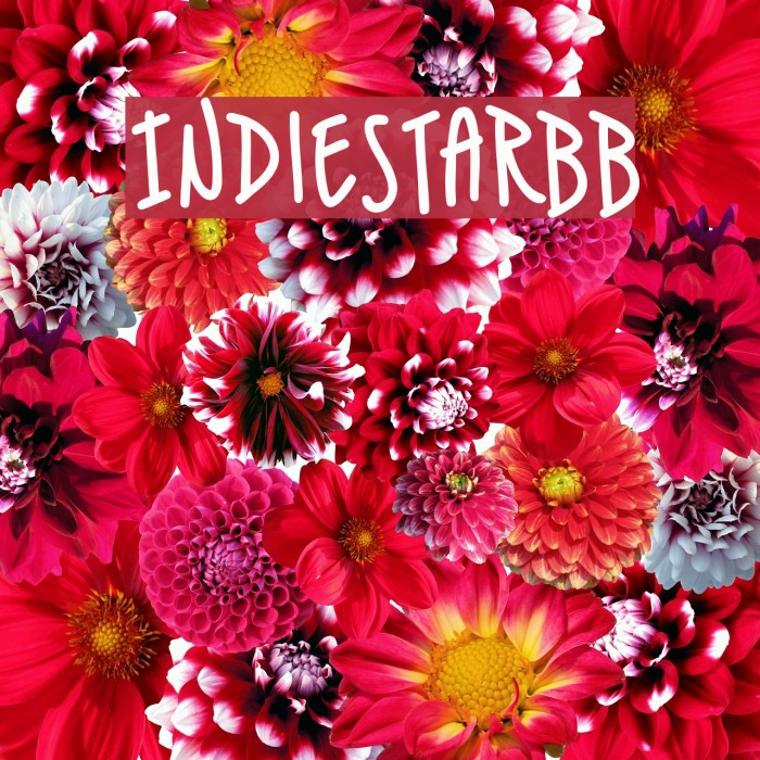 IndieStarBB Font examples