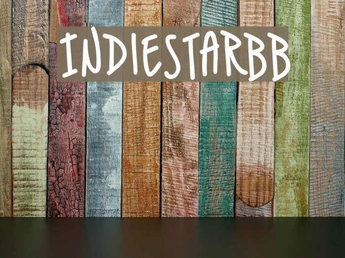IndieStarBB Font examples