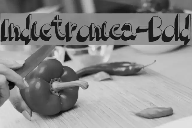 Indietronica-Bold Font examples