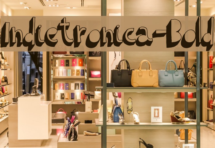 Indietronica-Bold Example 2