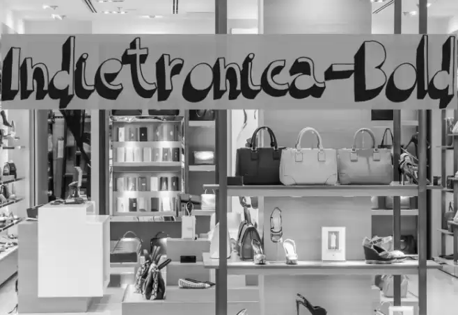 Indietronica-Bold Font examples