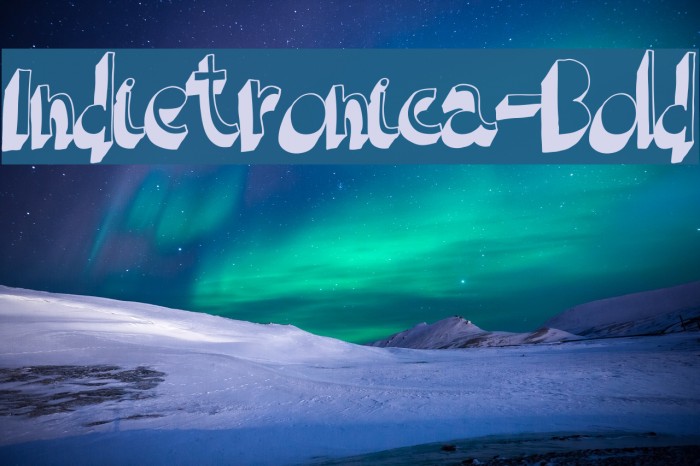 Indietronica-Bold Example 3