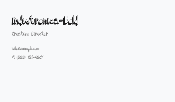 Indietronica-Bold Business Card