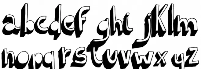 Indietronica-Bold 字体 小写