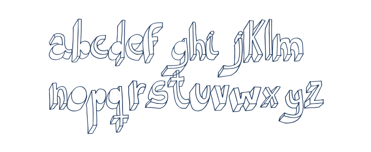 Indietronica-Regular Lowercase