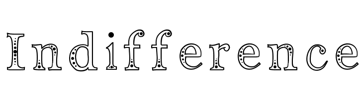 Indifference Font - FFonts.net