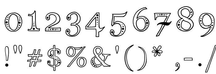 Indifference Font OTHER CHARS