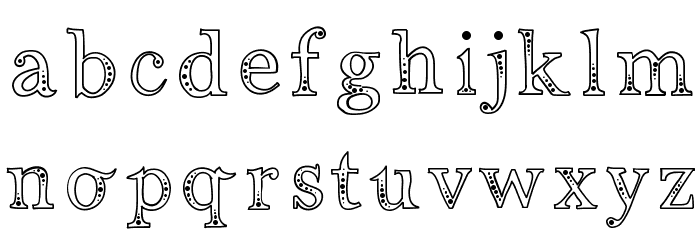 Indifference Font LOWERCASE