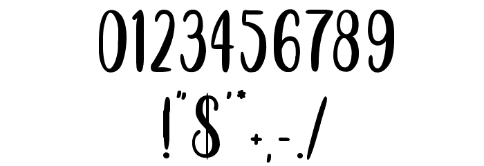 Indigo Daisy Font OTHER CHARS