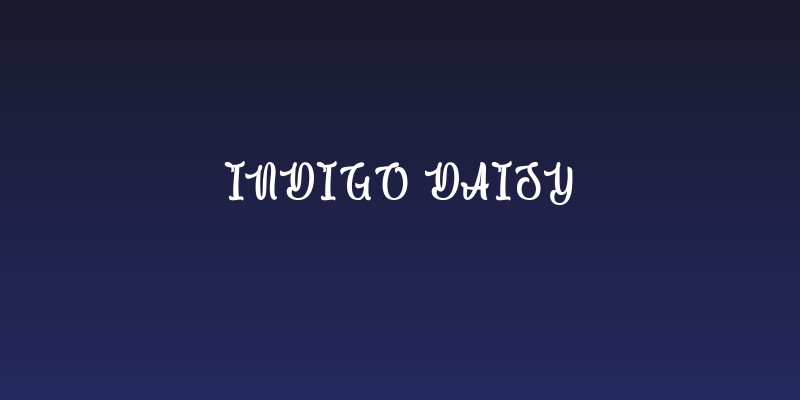 Indigo Daisy Social Header