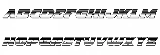 Indigo Demon Chrome Italic Шрифта строчной