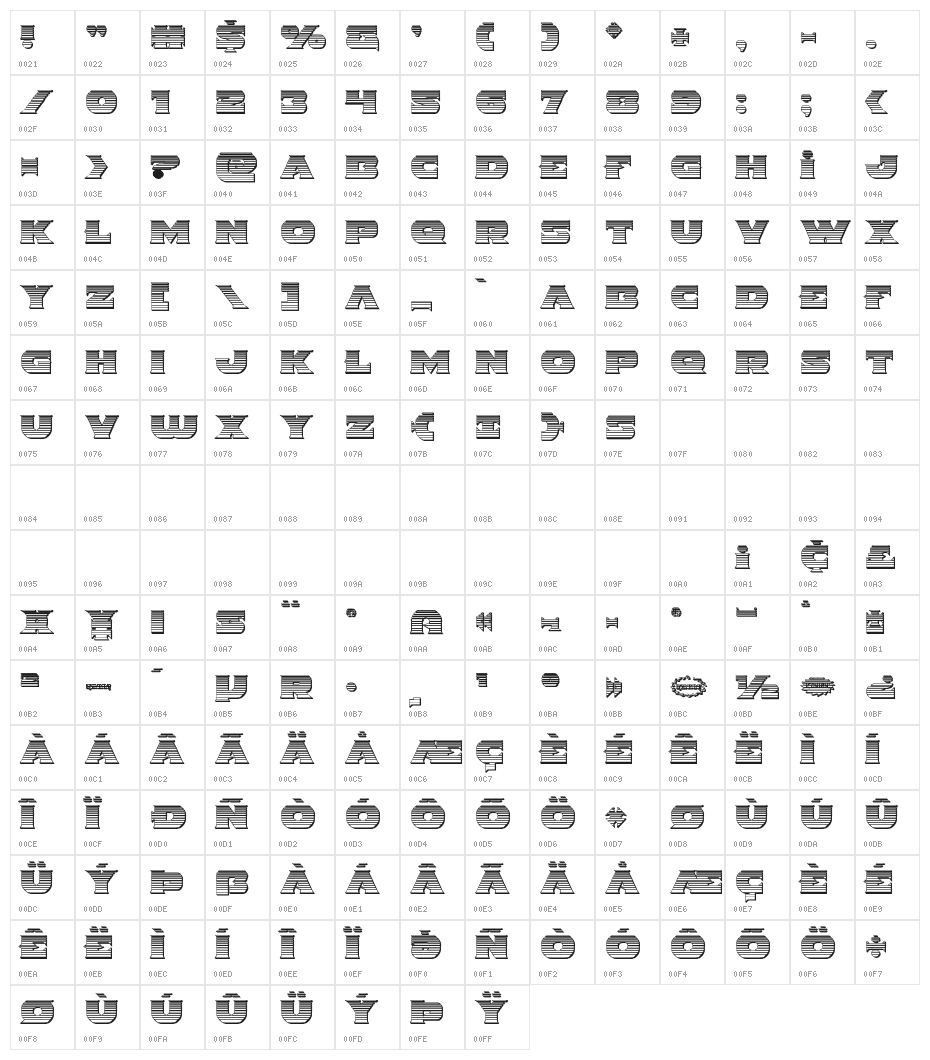 Indigo Demon Chrome Character Map
