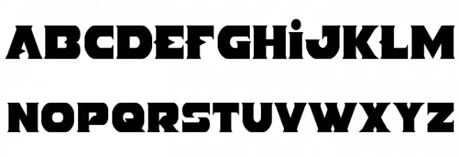 Indigo Demon Condensed Fonte MAIÚSCULAS