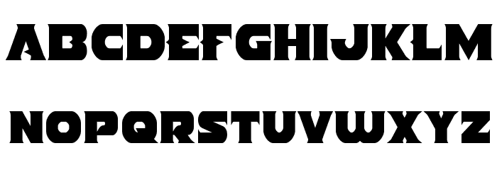 Indigo Demon Condensed Font LOWERCASE