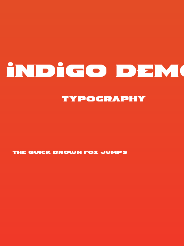 Indigo Demon Expanded Poster