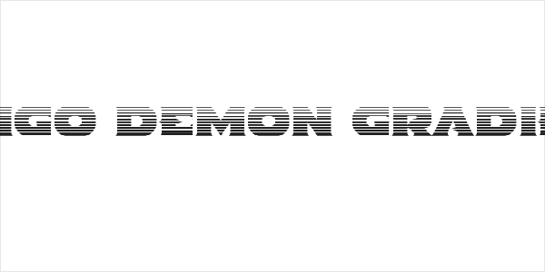 Indigo Demon Gradient Logo