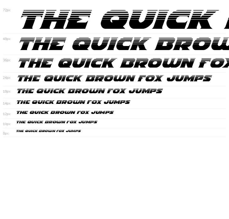 Indigo Demon Halftone Italic Waterfall