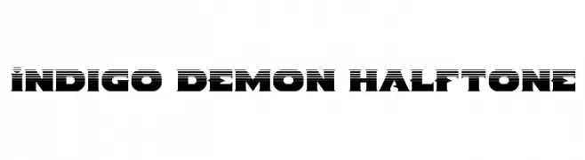 Indigo Demon Halftone  baixar fontes gratis