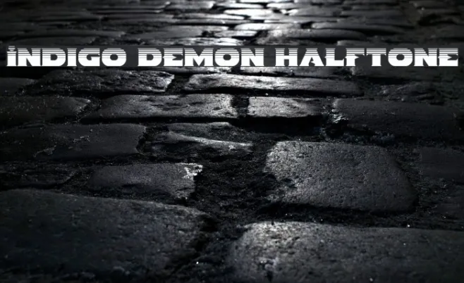 Indigo Demon Halftone Example 1