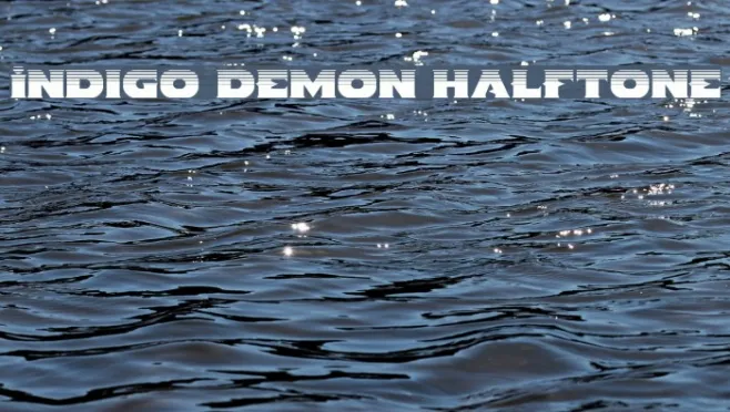Indigo Demon Halftone Example 3