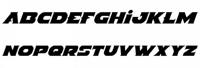 Indigo Demon Italic Fonte MAIÚSCULAS