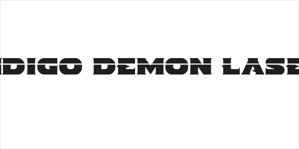 Indigo Demon Laser Logo