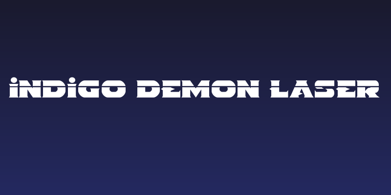 Indigo Demon Laser Social Header