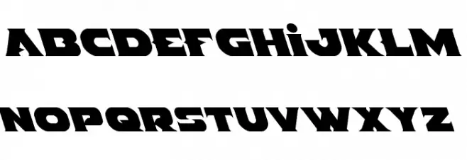 Indigo Demon Leftalic Шрифта ВЕРХНИЙ