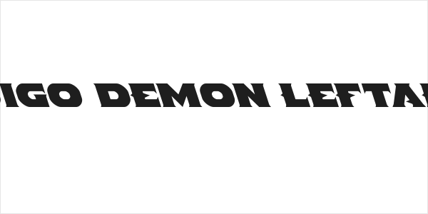Indigo Demon Leftalic Logo