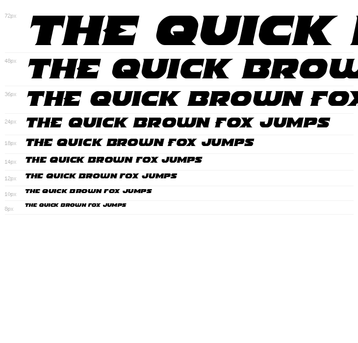 Indigo Demon Semi-Italic Waterfall