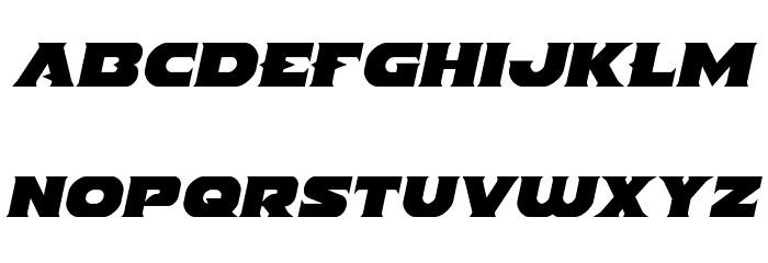Indigo Demon Semi-Italic Font LOWERCASE
