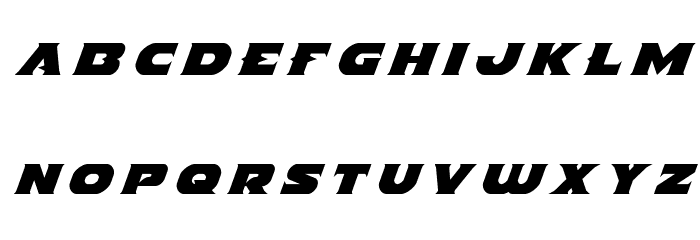 Indigo Demon Title Italic Font LOWERCASE