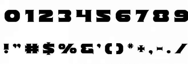 Indigo Demon Title Font OTHER CHARS