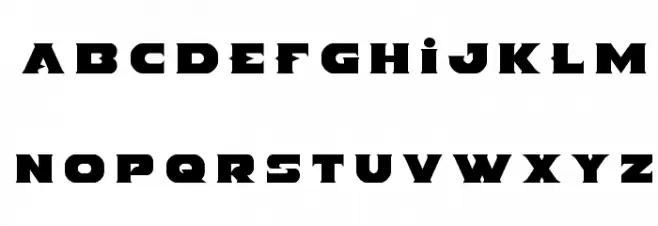 Indigo Demon Title Шрифта ВЕРХНИЙ