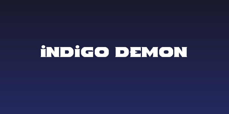 Indigo Demon Social Header