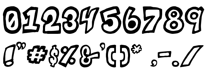 Indigo Joker Font OTHER CHARS