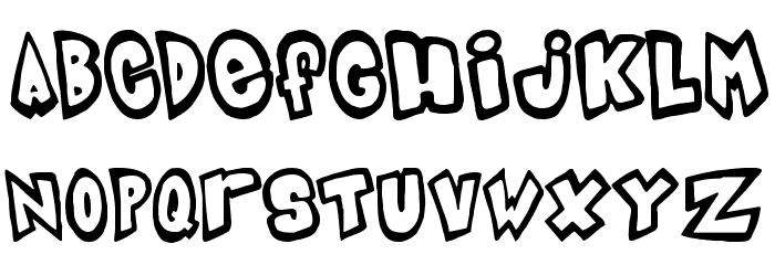 Indigo Joker Font LOWERCASE