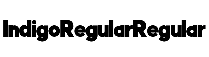 Indigo Regular Regular  baixar fontes gratis