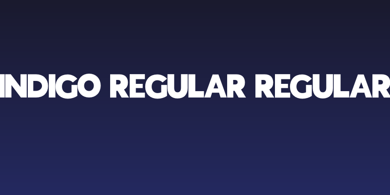 Indigo Regular Regular Social Header