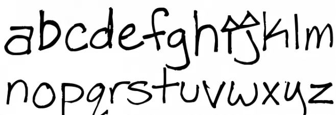 Indigo Unicor Font LOWERCASE