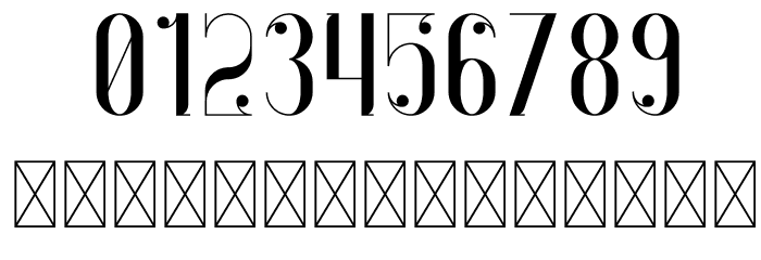 Indigo Font OTHER CHARS