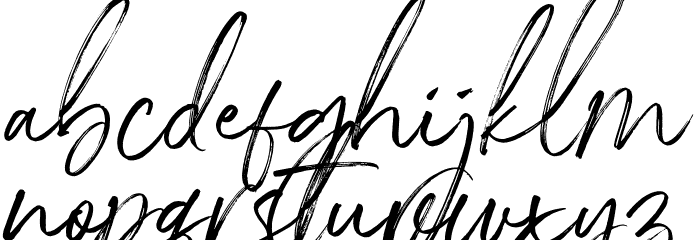 IndigoForestDemoVersion Font LOWERCASE