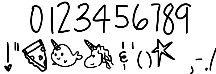 IndigoRacers Font OTHER CHARS