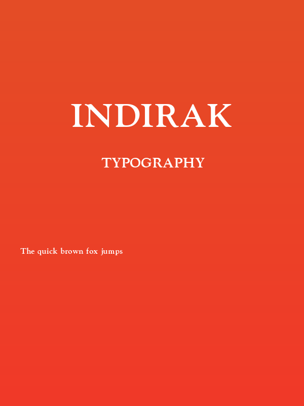 IndiraK Poster